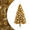 vidaXL Sapin de No&euml;l artificiel avec boules 120 cm 150 LED Blanc chaud