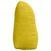 vidaXL Coussin de Dos Jaune 45 x 24 x 50 cm Velours