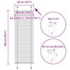 vidaXL Store pliss&eacute; rose 50x100 cm largeur du tissu 49,4 cm polyester