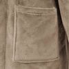 vidaXL Robe de bain sans capuche Camel l Flanelle
