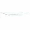 vidaXL Auvent r&eacute;tractable Blanc 450 x 350 x 165 cm