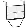 vidaXL Table de balcon Noir 60x40 cm Acier