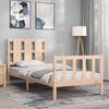 vidaXL Cadre de lit sans matelas 100x200 cm bois massif de pin