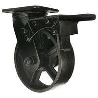 Mac Lean Roulette pivotante avec frein 150 mm Noir