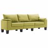 vidaXL Canap&eacute; Vert tissu