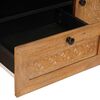 vidaXL Unites TV Marron Clair 105 x 33 x 46 cm Bois d'ing&eacute;nierie