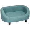 FLAMINGO Canap&eacute; pour chien Emerald Vert S 56x39x23,5 cm
