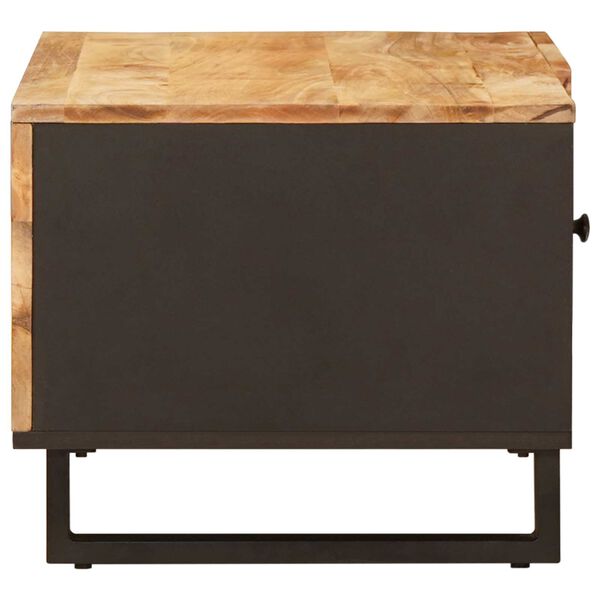 vidaXL Table basse Marron 80 x 50 x 40 cm Bois de mangue massif