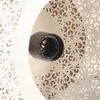 vidaXL Lampe suspendue industrielle Blanc Fer et bois solide 40 cm E27