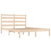 vidaXL Cadre de lit sans matelas bois de pin massif