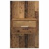 vidaXL Cabinet de chevet 2 pcs Bois ancien 50 x 32,5 x 80cm