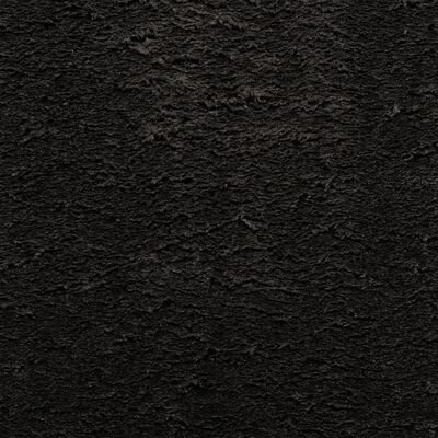 vidaXL Tapis HUARTE à poils courts doux et lavable noir 120x170 cm