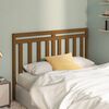 vidaXL T&ecirc;te de lit Marron miel 141x4x100 cm Bois massif de pin
