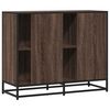vidaXL Buffet ch&ecirc;ne marron 92x35x76 cm Bois d'ing&eacute;nierie