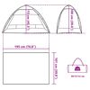 vidaXL Tente de plage 2 personnes lib&eacute;ration rapide imperm&eacute;able