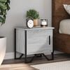 vidaXL Table de chevet sonoma gris 40x30x40 cm bois d'ing&eacute;nierie