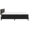 vidaXL Lit &agrave; ressorts avec matelas Noir 180 x 200 cm Velours