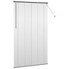 vidaXL Store de Fen&ecirc;tre avec des rideaux Noir Aluminium