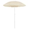 vidaXL Parasol de jardin avec m&acirc;t en acier sable 180 cm