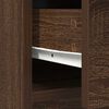 vidaXL Buffet avec tiroirs et portes ch&ecirc;ne marron 70,5x34x74,5 cm
