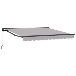vidaXL Cadre d'auvent Gris clair 300 x 250 cm