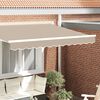 vidaXL Cordon d'auvent Beige 580 x 20 cm Toile