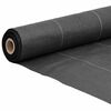 vidaXL Membrane anti-mauvaises herbes noir 2x25 m PP