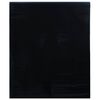 vidaXL Film de fen&ecirc;tre statique d&eacute;poli noir 45x1000 cm PVC