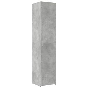 vidaXL Buffet haut gris b&eacute;ton 40x42,5x185 cm bois d'ing&eacute;nierie