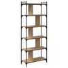 vidaXL Biblioth&egrave;que ch&ecirc;ne artisanal 76 x 32 x 192 cm Bois d'ing&eacute;nierie