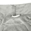 vidaXL Robe de bain sans capuche Gris m Flanelle