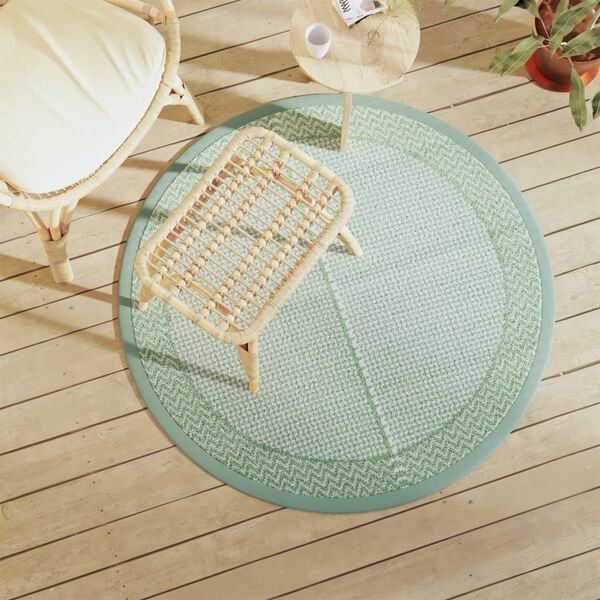 vidaXL Tapis d'ext&eacute;rieur ARAKIL vert &Oslash;120 cm PP