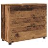vidaXL Ensemble de mobilier de salle de bain 5 pcs Bois Ancien