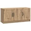 vidaXL Meuble TV Ch&ecirc;ne artisanal 99 x 34,5 x 47 cm Bois d'ing&eacute;nierie