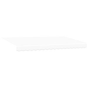 vidaXL Toile de rechange pour auvent Blanc 380 x 195 cm Polyester