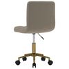 vidaXL Chaise pivotante de salle &agrave; manger Gris clair Velours