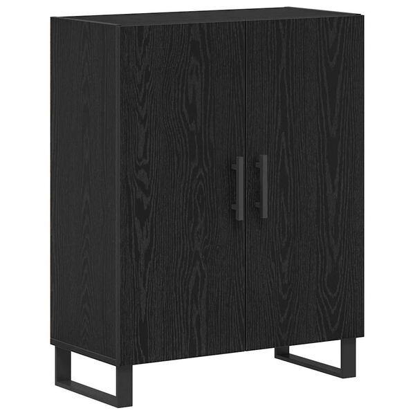 vidaXL Haut Armoire Chêne noir 69,5 x 34 x 180 cm Bois d'ingénierie