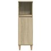 vidaXL Ensemble de meubles de salle de bain 3 pcs ch&ecirc;ne sonoma