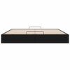 vidaXL Cadre de lit ottoman sans matelas noir 200x200 cm similicuir