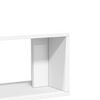 vidaXL Meubles TV 2 pcs blanc 75x30x50 cm bois d'ing&eacute;nierie