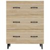 vidaXL Buffet chêne sonoma 69,5x34x90 cm bois d'ingénierie