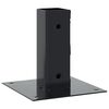vidaXL Bases de poteau carr&eacute;es 12 pcs anthracite 46x46 mm