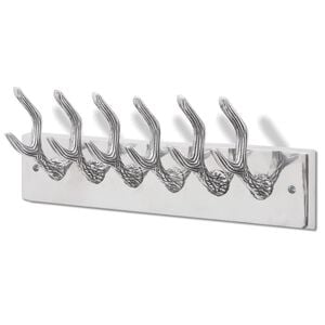 Cintre/portemanteau en aluminium Argent