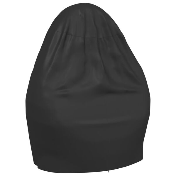 vidaXL Housse de chaise &oelig;uf double noir &Oslash; 146x210 cm oxford 420D