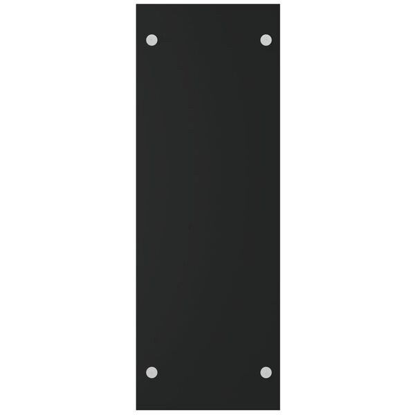 vidaXL Portant de bois de chauffage Noir 40x35x100 cm Verre trempé