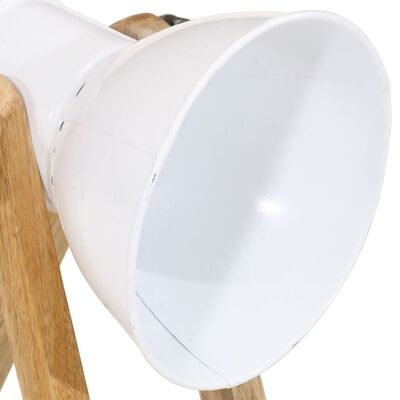 vidaXL Lampe de bureau 25 W blanc 30x17x40 cm E27