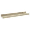 vidaXL &Eacute;tag&egrave;res murales 4 pcs blanc et ch&ecirc;ne sonoma 40x9x3 cm