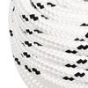 vidaXL Corde de bateau tress&eacute; Blanc 20 mmx100 m Polyester