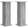 vidaXL Support de Plante 2 pcs Sonoma gris 30,5 x 30 x 80,5 cm
