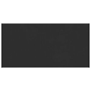 vidaXL Appui de fen&ecirc;tre Noir avec grain de bois 60 x 40 x 4,5 cm PVC
